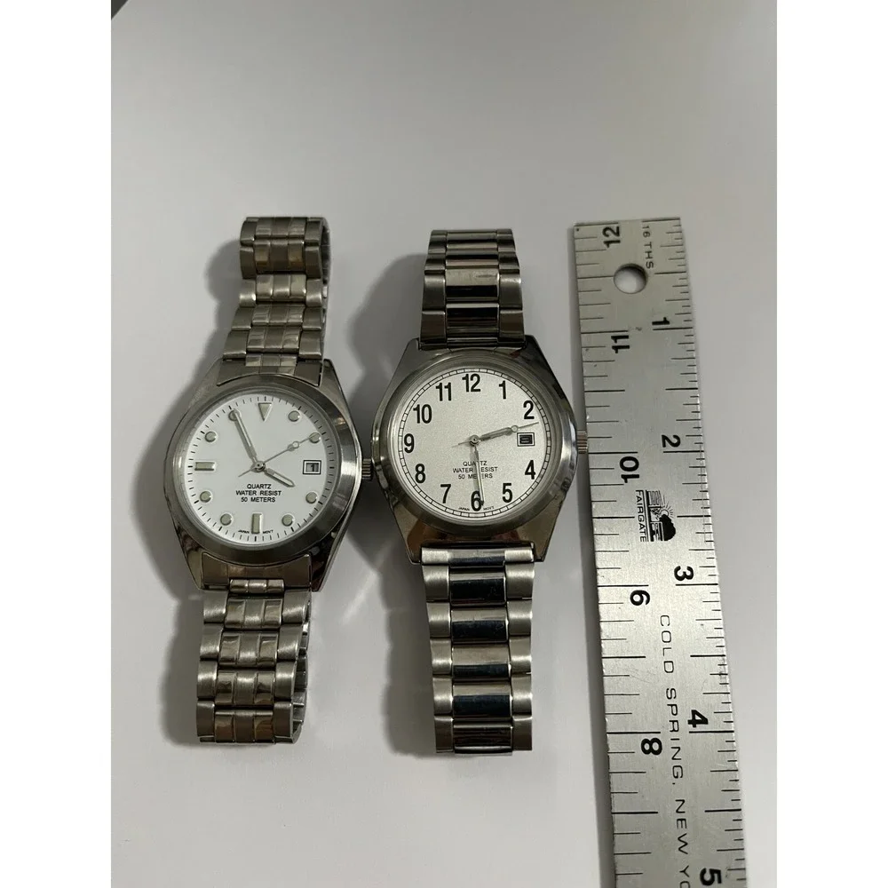 Two‎ Embassy by Gruen Mens Sample Day Date Watches Unsure if working
